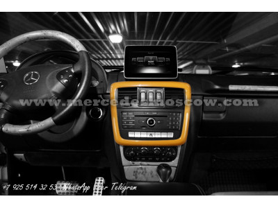 Рамка обрамления системы Comand Mercedes G-Class W463. ПОКРАСКА ЛАК